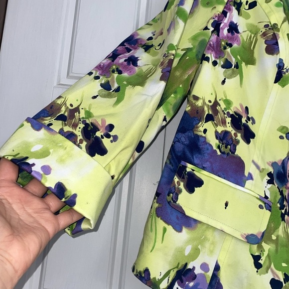 Evan-Picone Woman Green Blazer-18W - Picture 5 of 9